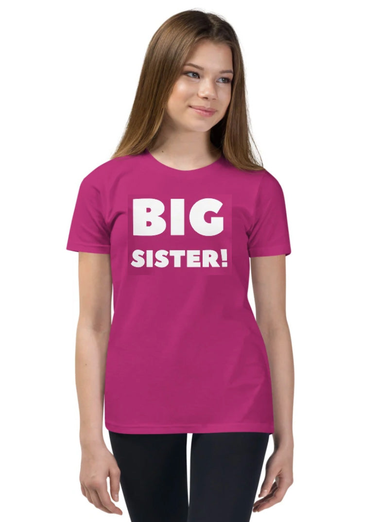 Big Sister Shirt - 100% Cotton Graphic Tshirt